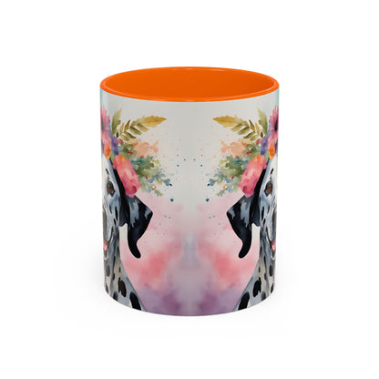 Dalmatian 03 Accent Coffee Mug - Dog Lover Gift