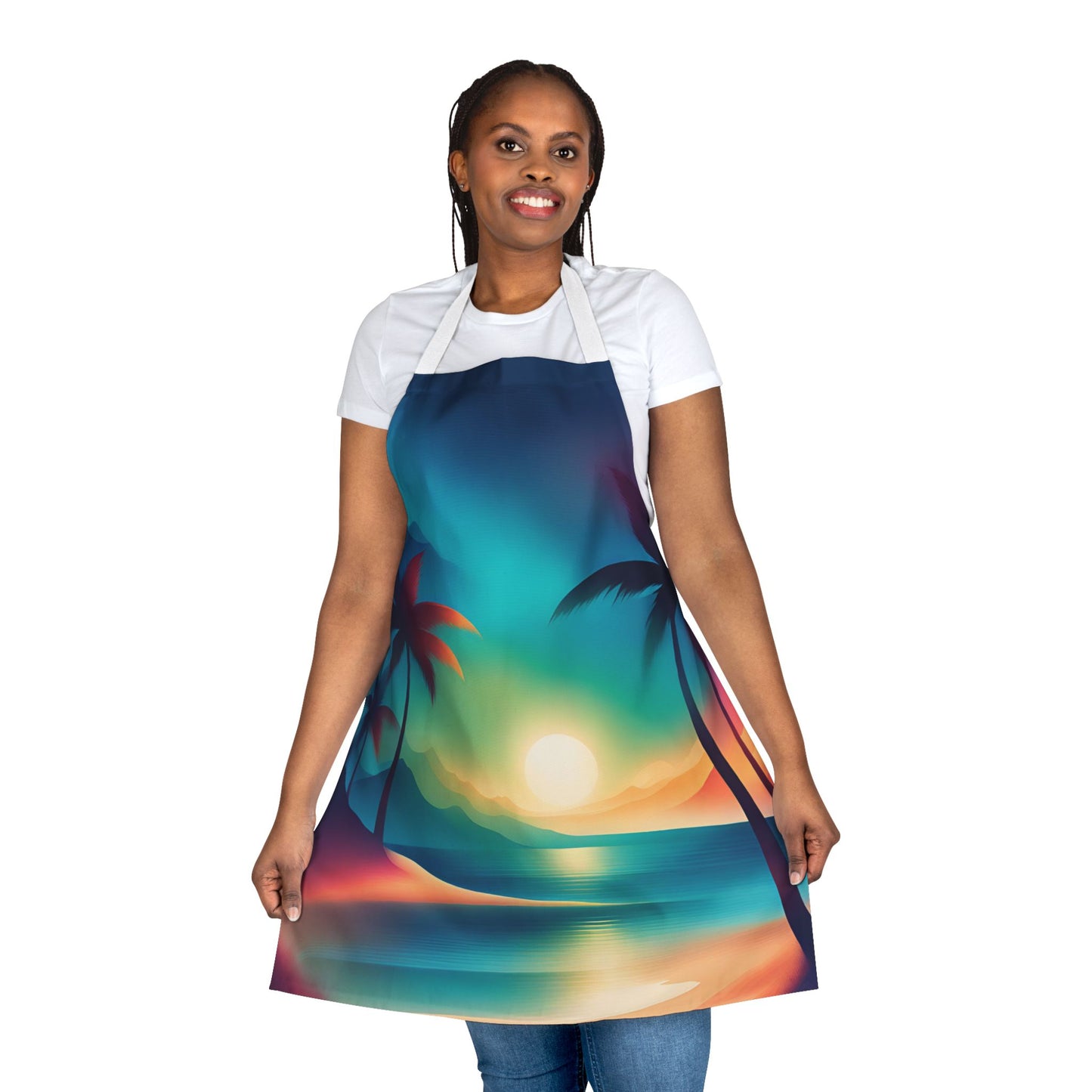 Aloha 1 Apron, 5 Color Straps (AOP)