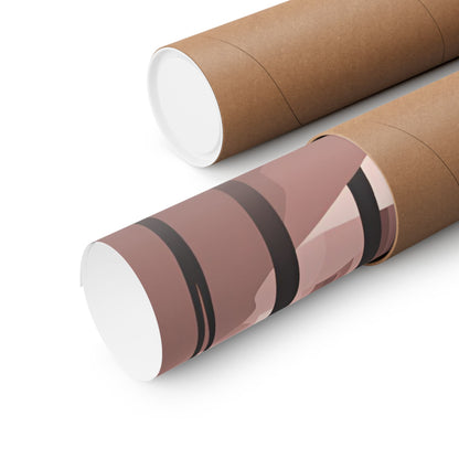 Lonely Forest Pink 21 Matte Square Posters