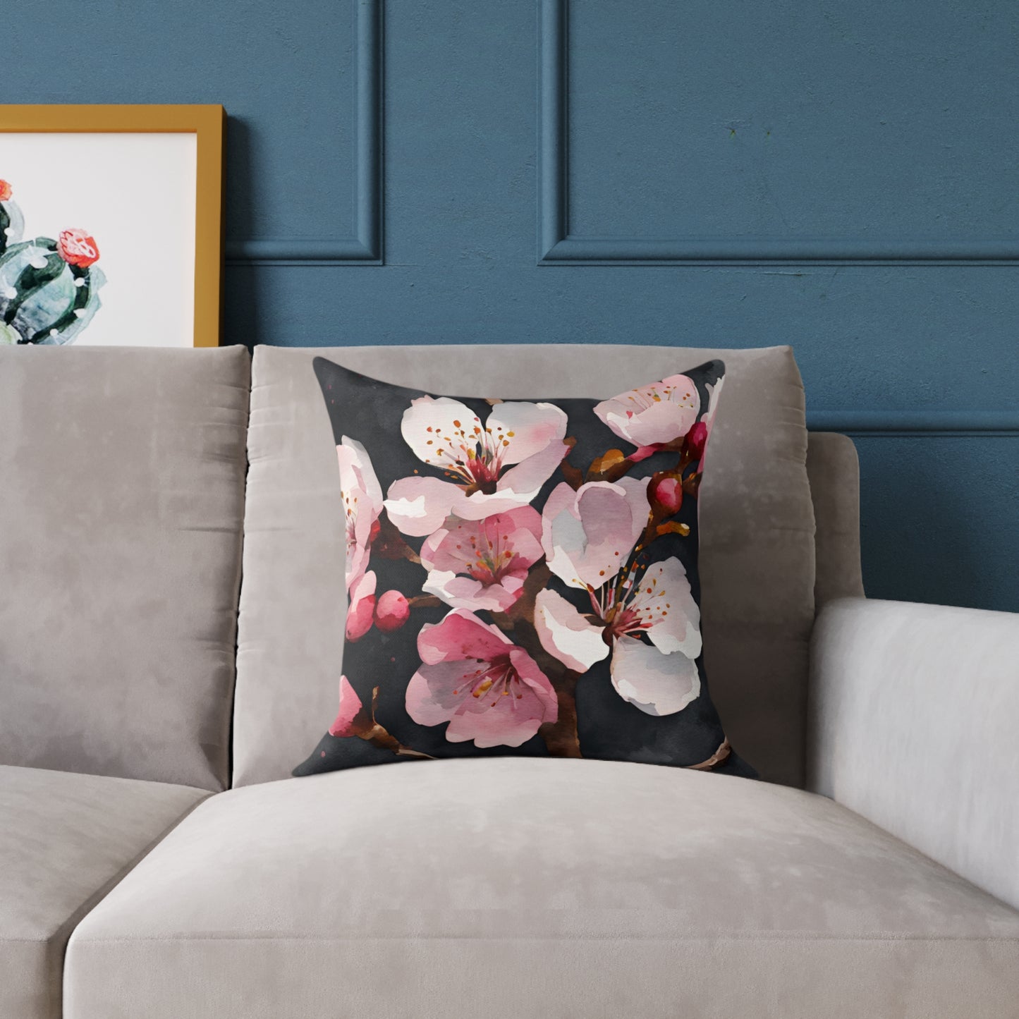 Cherry Blossom 02 Poly Pillow - Natures Beauty Design