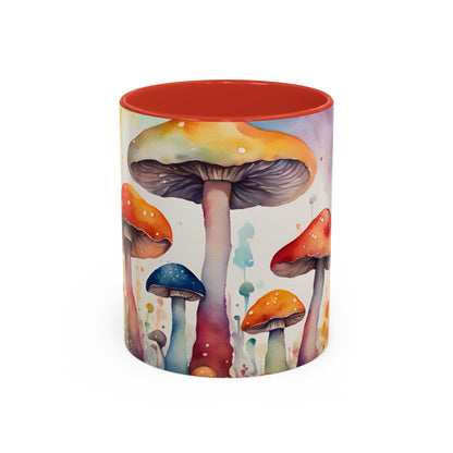 Mushroom 3 Accent Mug 11oz