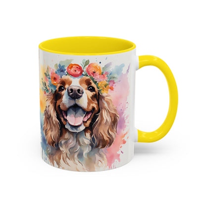 Cocker Spaniel 02 Accent Coffee Mug - Dog Lover Gift