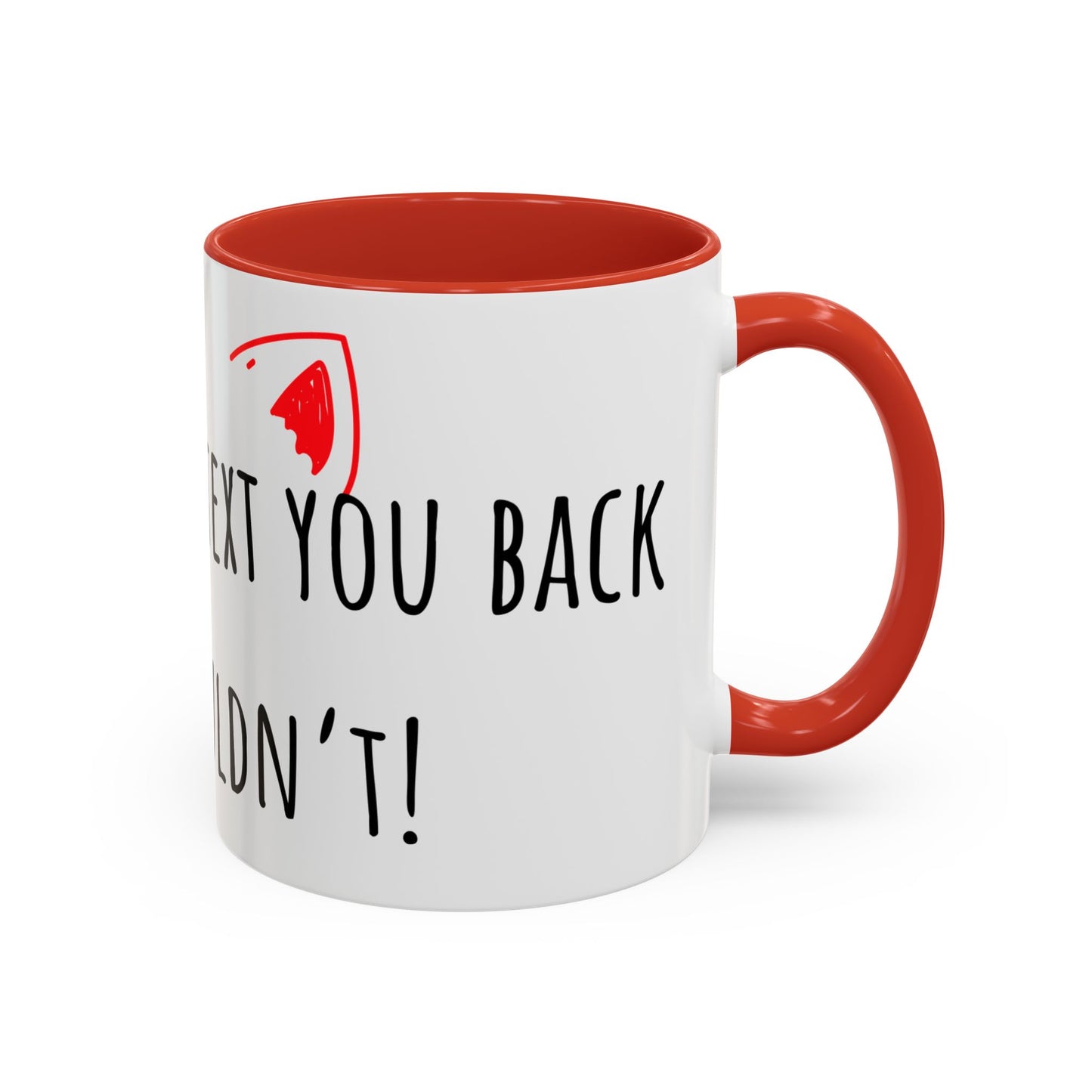 If Cats Could Text 2 Accent Coffee Mug (11oz)