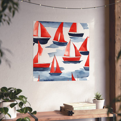 Blue Collection 19 Matte Print
