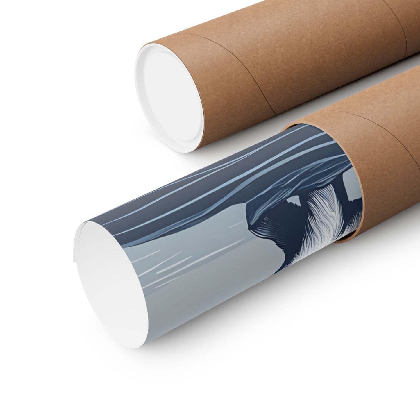 Lone Collection Polar Bear 1 Matte Square Posters