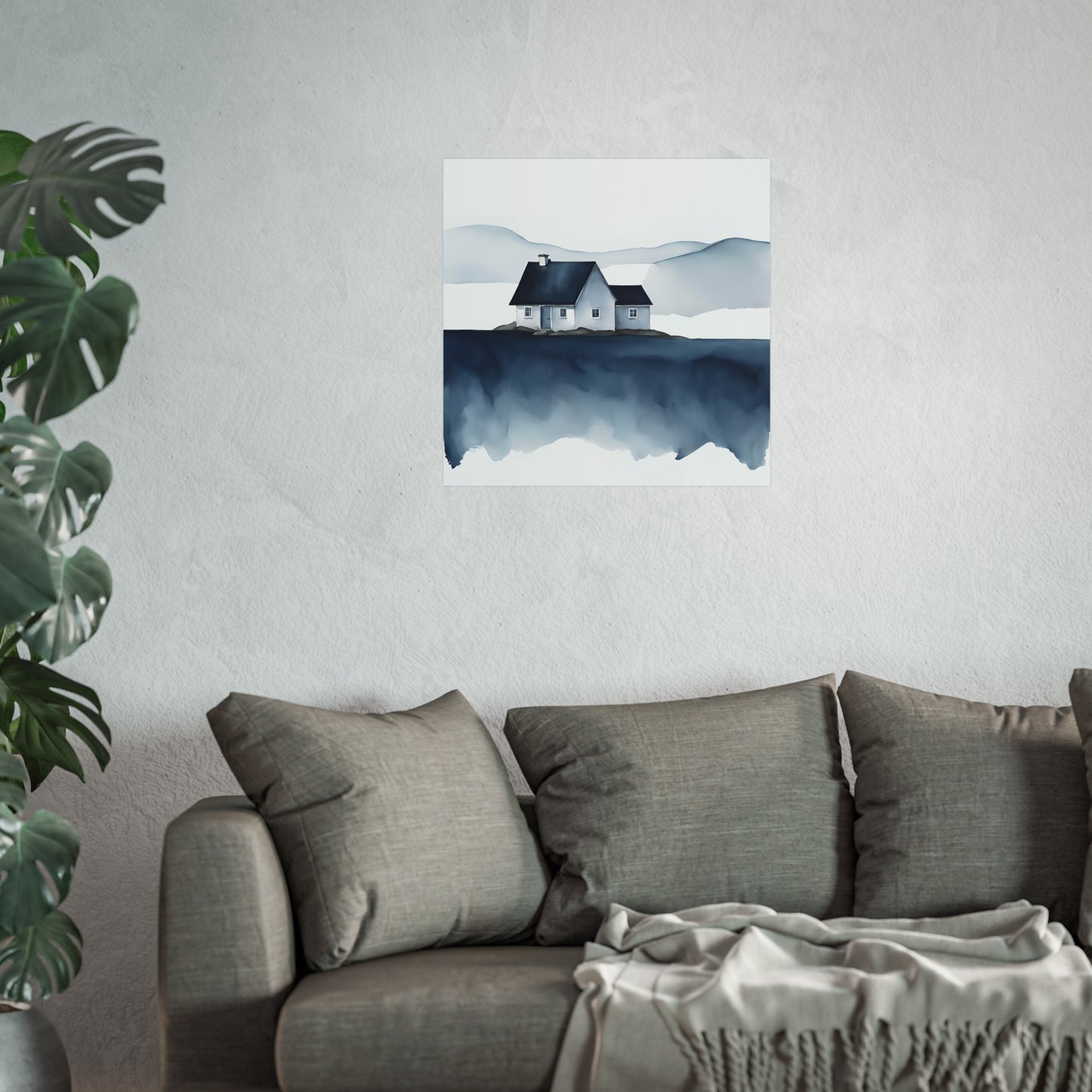 Blue Collection 7 Matte Print