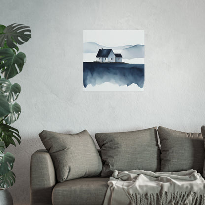 Blue Collection 7 Matte Print