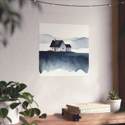 Blue Collection 7 Matte Print