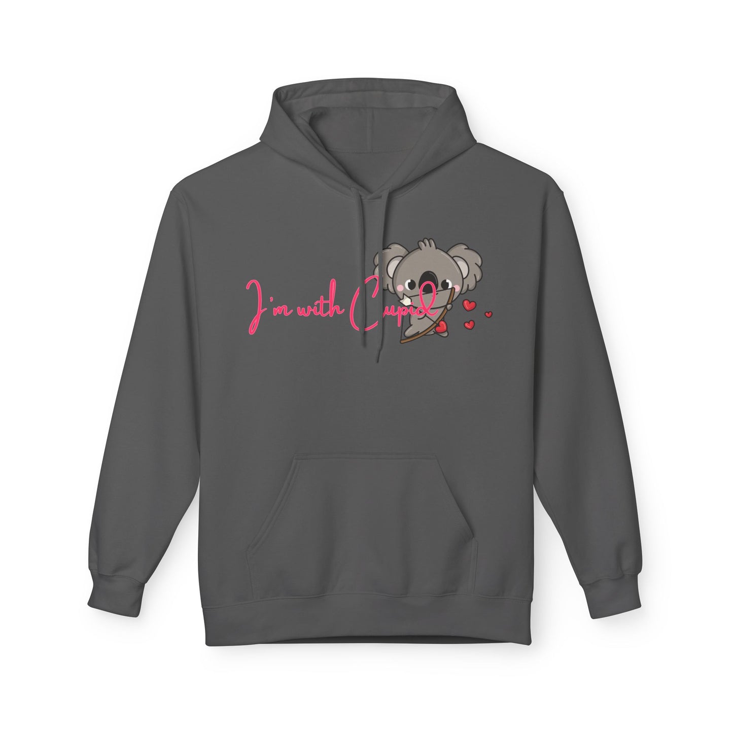 I’m With Cupid Unisex Valentines Hoodie