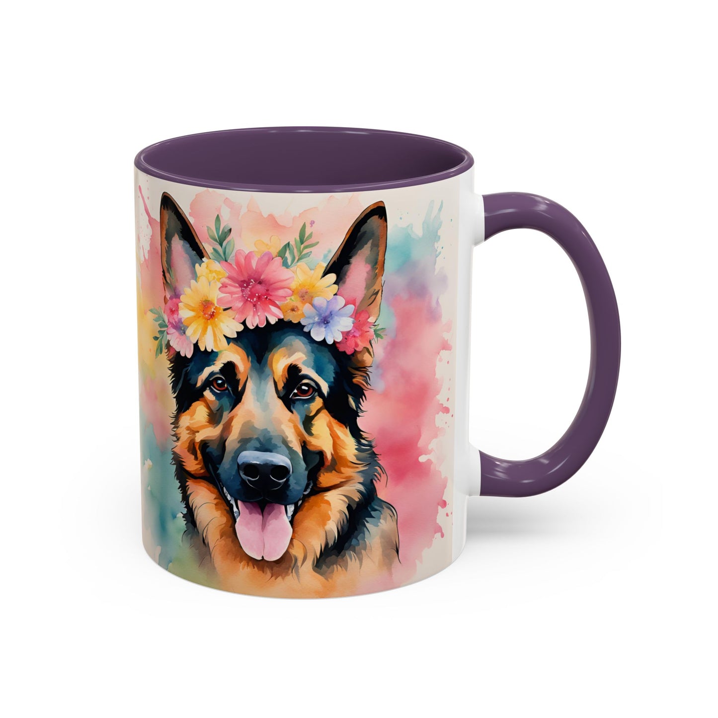 German Shepherd 02 Accent Coffee Mug - Dog Lover Gift