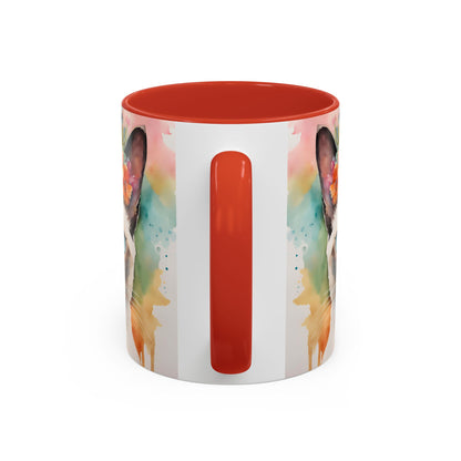 Floral Siamese Cat 02 Accent Coffee Mug - 11oz Perfect for Cat Lovers & Gifts