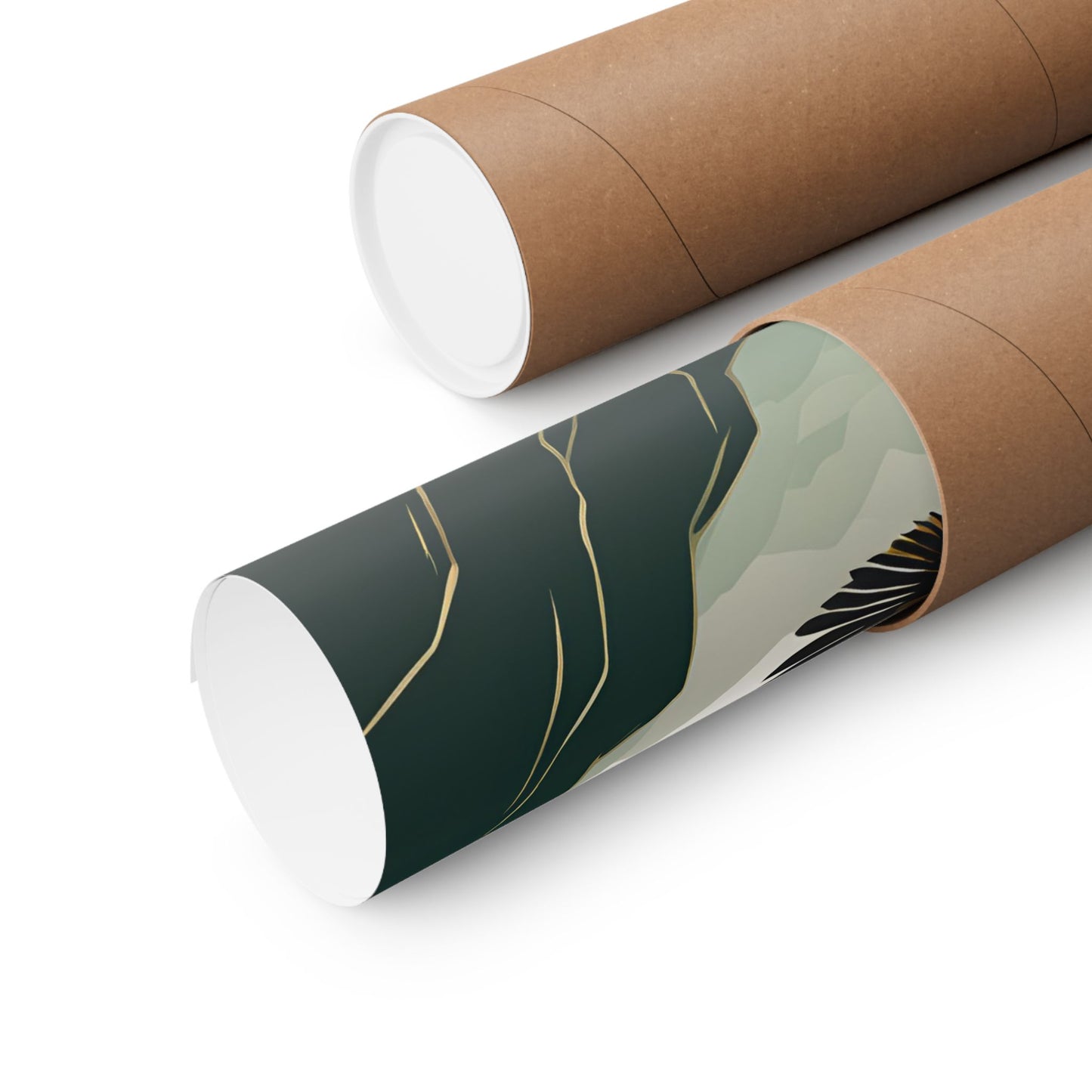 Lone Collection Eagle 1 Matte Square Posters