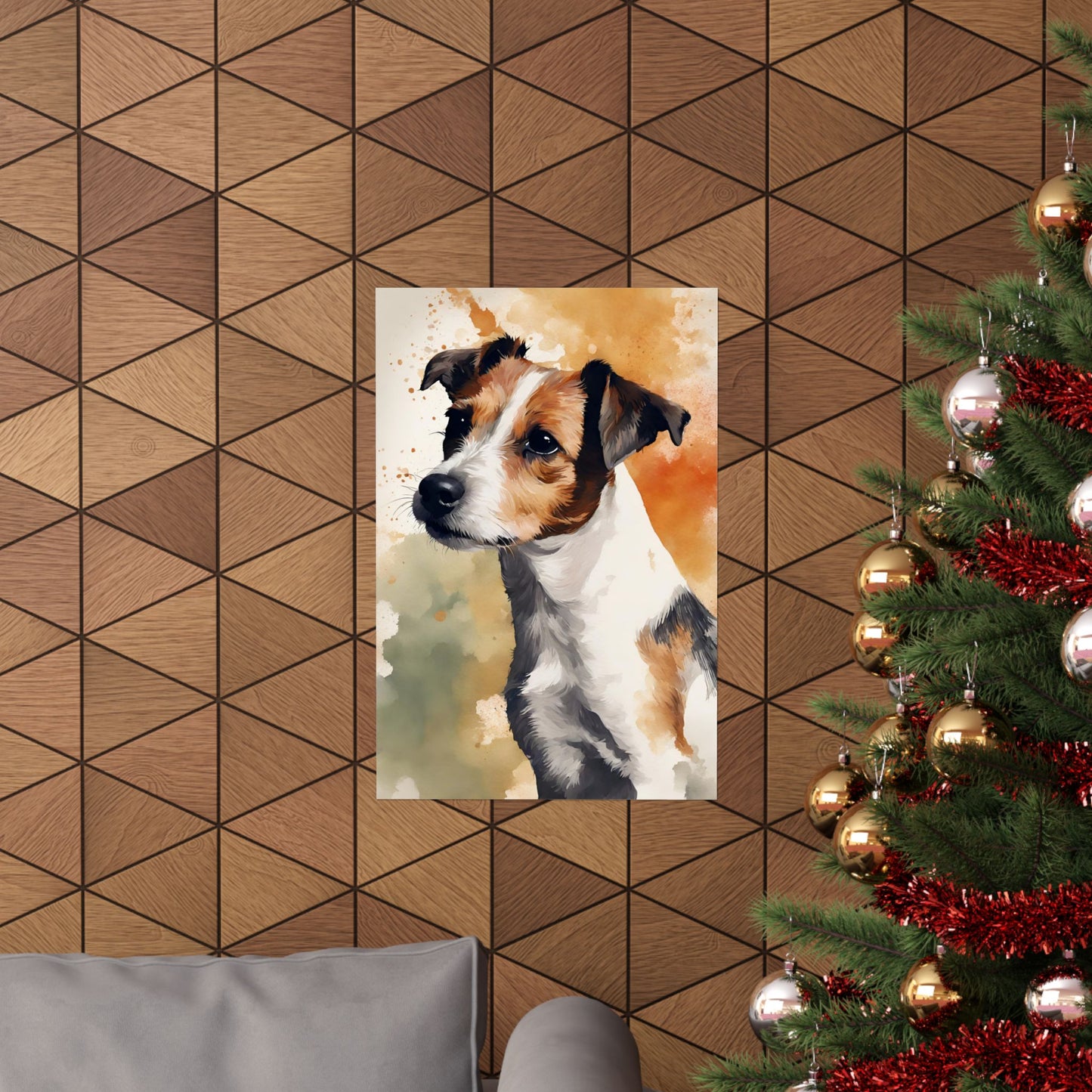 Dogs Jack Russell 01 Matte Vertical Poster