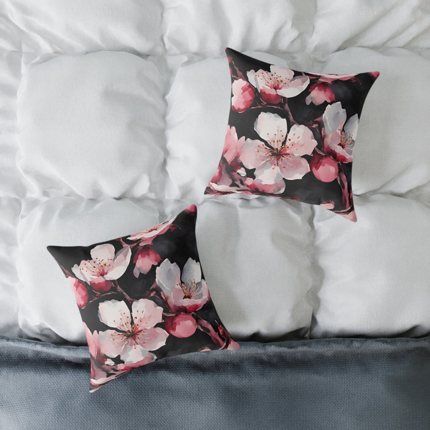 Cherry Blossom 01 Poly Pillow - Natures Beauty Design