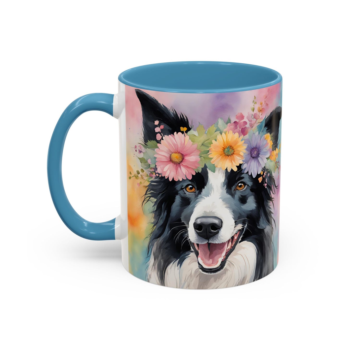 Border Collie 03 Accent Coffee Mug - Dog Lover Gift