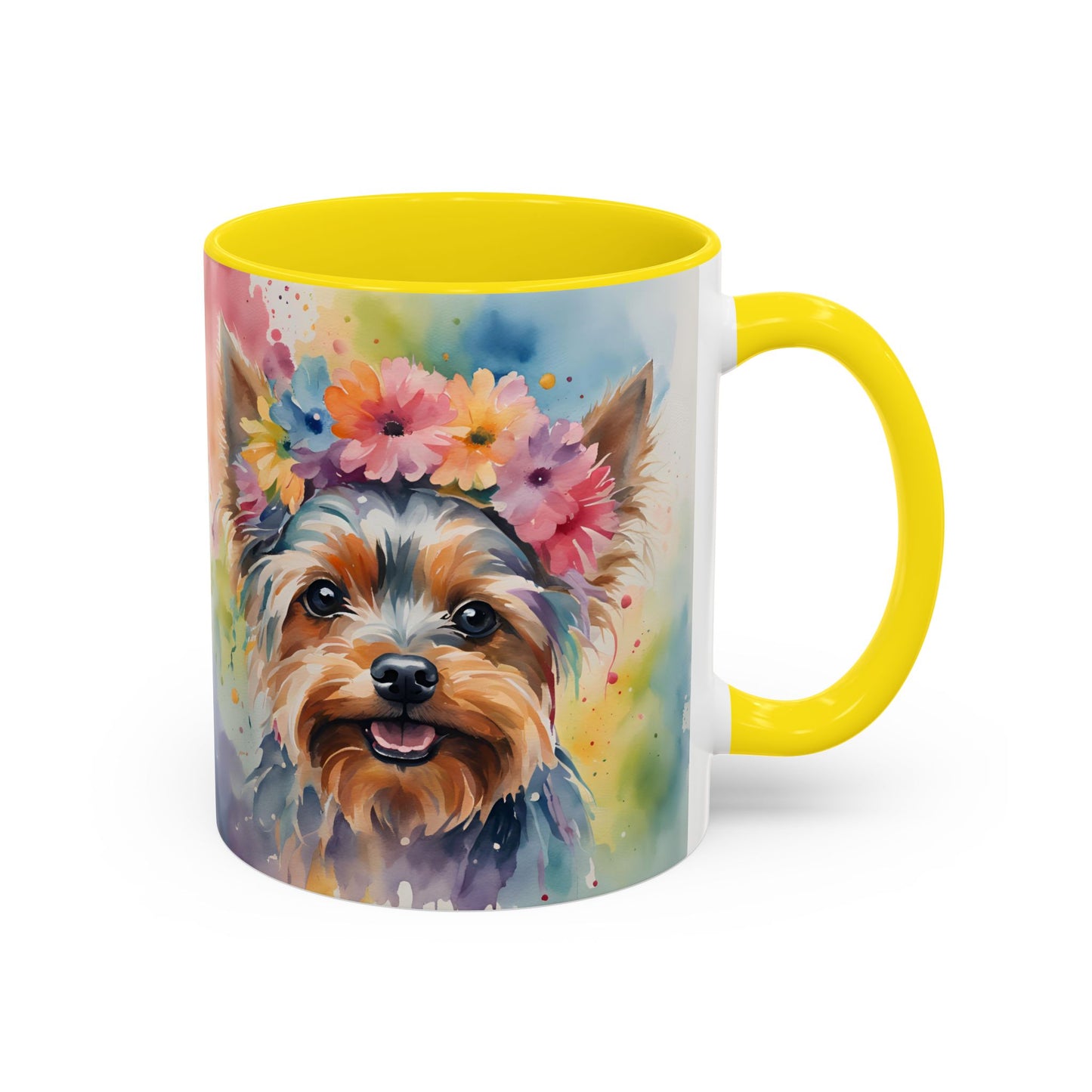 Yorkshire Terrier 03 Accent Coffee Mug - Dog Lover Gift