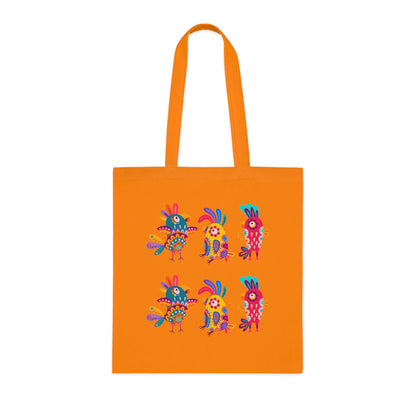Funky birds 11 Cotton Tote