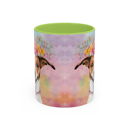 Jack Russell 03 Accent Coffee Mug - Dog Lover Gift