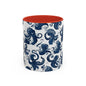 Octopus 3 Accent Coffee Mug (11oz)