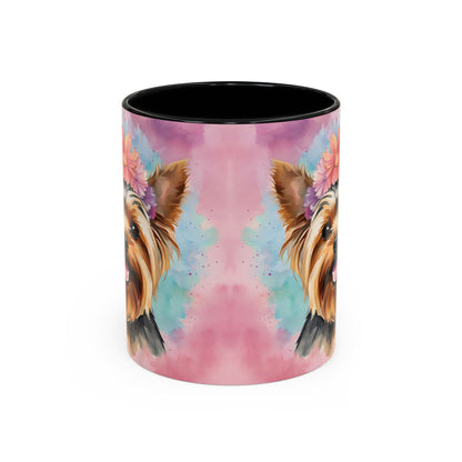 Yorkshire Terrier 02 Accent Coffee Mug - Dog Lover Gift