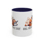 Dogs Because People Suck Accent Coffee Mug (11oz)
