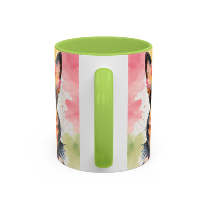German Shepherd 03 Accent Coffee Mug - Dog Lover Gift