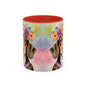 Dachshund 03 Accent Coffee Mug - Dog Lover Gift