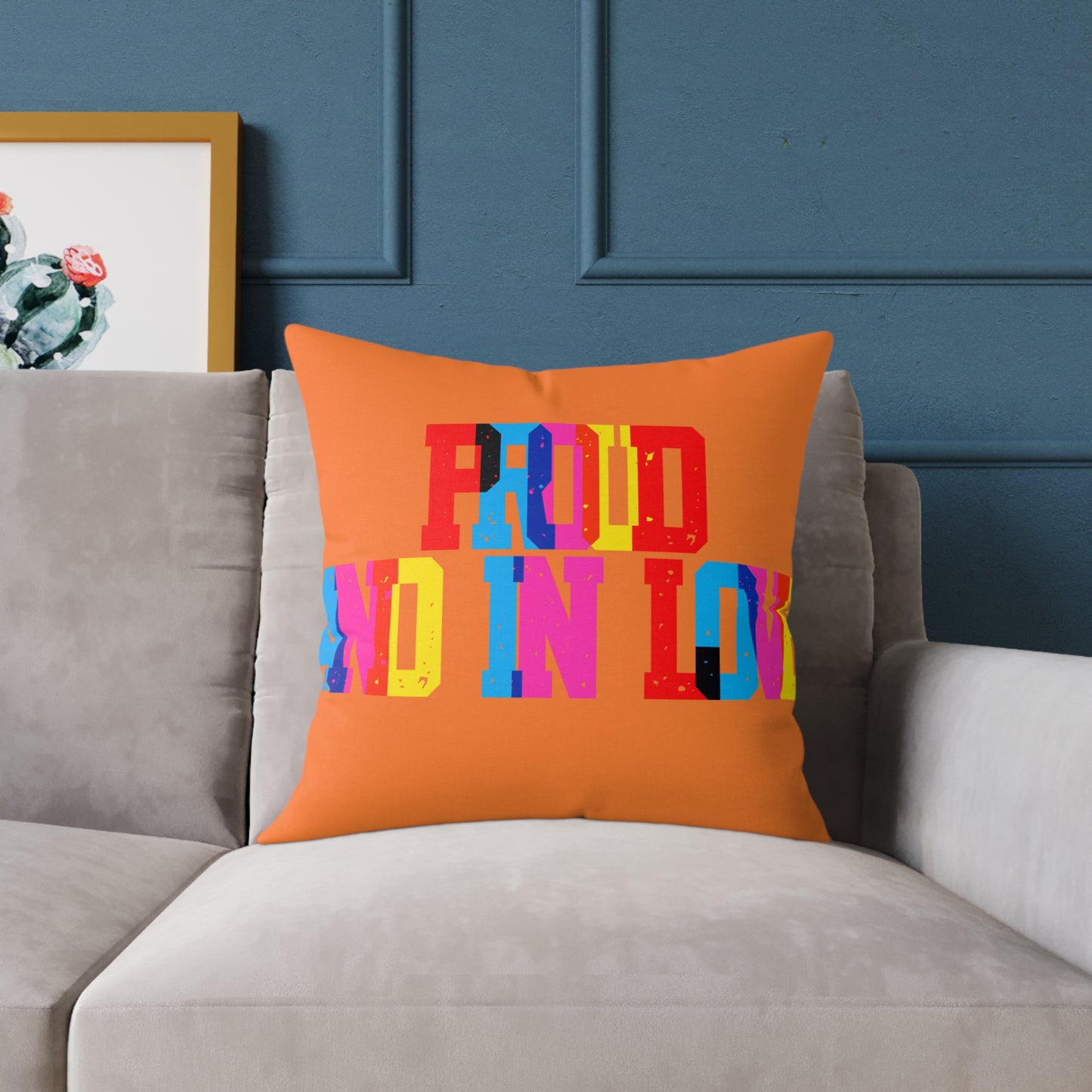 Proud And In Love Poly Pillow