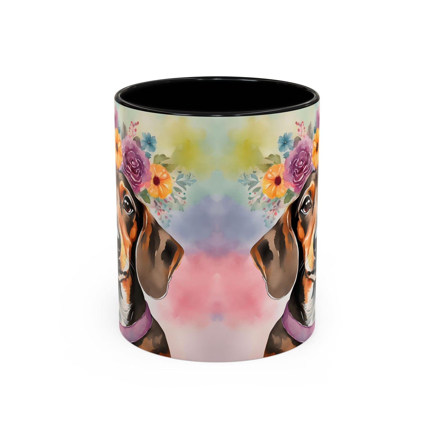Dachshund 03 Accent Coffee Mug - Dog Lover Gift