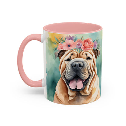 Shar Pei 01 Accent Coffee Mug - Dog Lover Gift