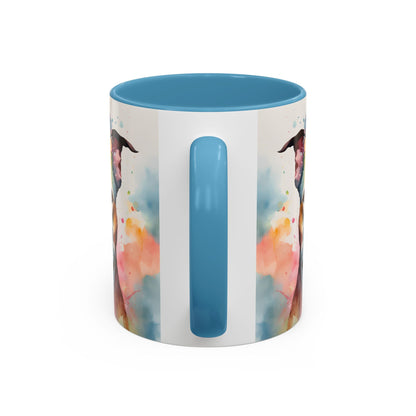 Staffordshire Bull Terrier 03 Accent Coffee Mug - Dog Lover Gift