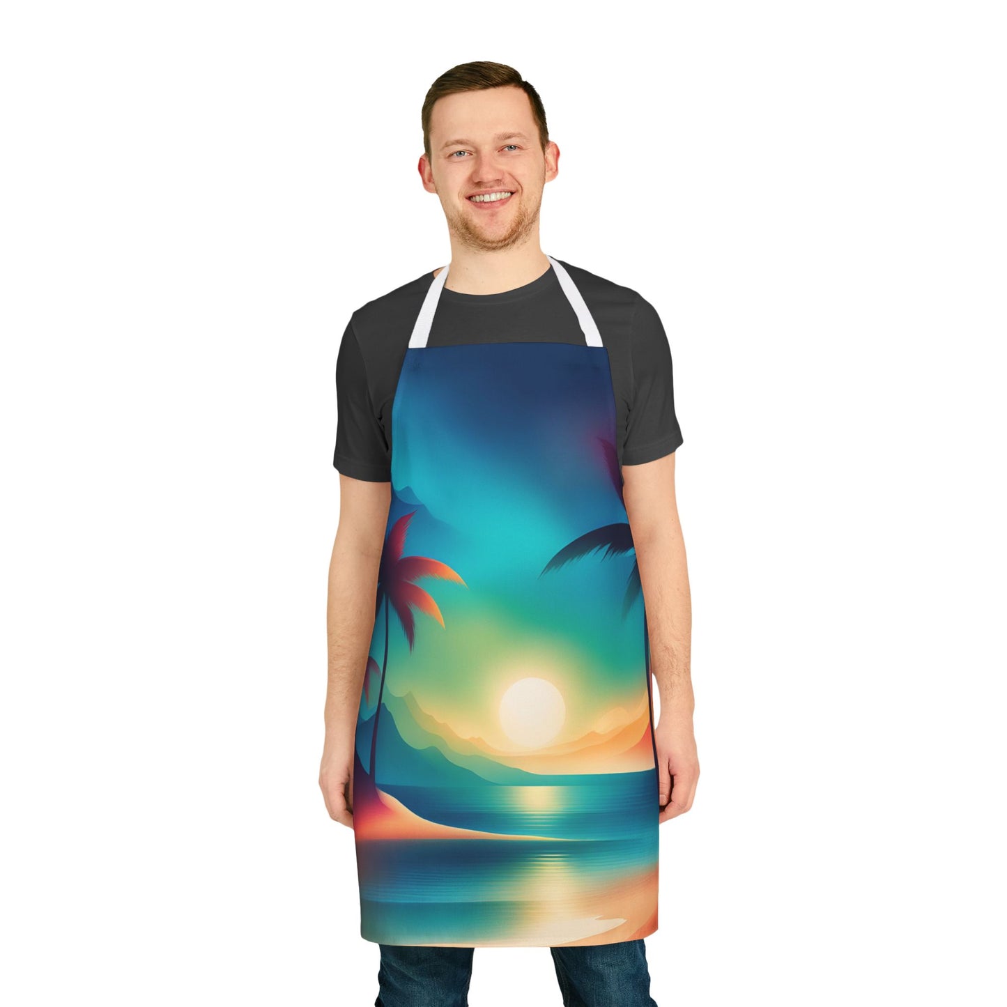 Aloha 1 Apron, 5 Color Straps (AOP)