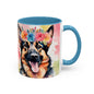 German Shepherd 03 Accent Coffee Mug - Dog Lover Gift