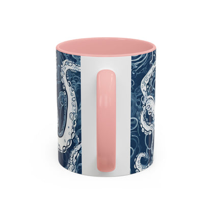 Octopus 7 Accent Coffee Mug (11oz)