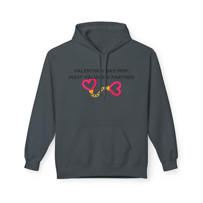 Valentines Day MVP: Most Valuable Partner Mens Valentines Hoodie