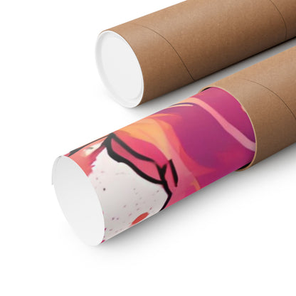 Multicolored Cockerpoo 2 Matte Vertical Poster