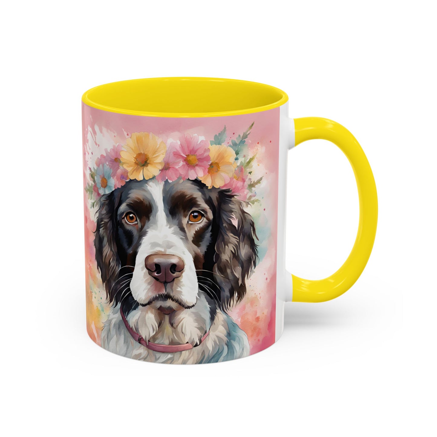 Springer Spaniel 01 Accent Coffee Mug - Dog Lover Gift