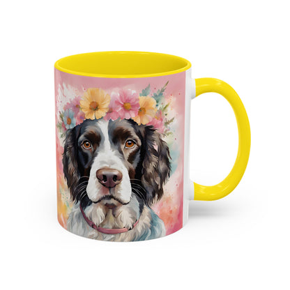 Springer Spaniel 01 Accent Coffee Mug - Dog Lover Gift