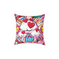 Hi! Pop Art Poly Pillow