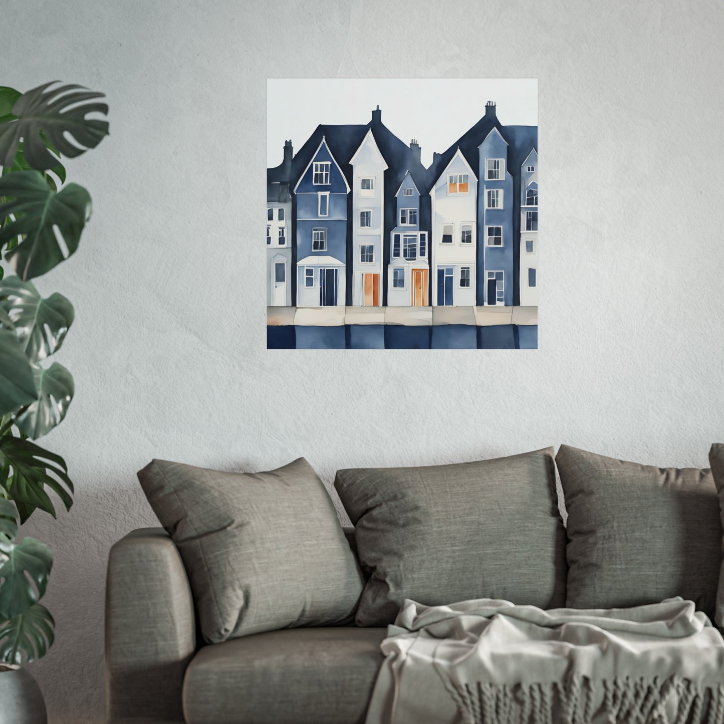 Blue Collection 28 Matte Print