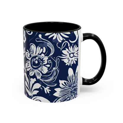 Flower 3 Accent Coffee Mug (11oz)