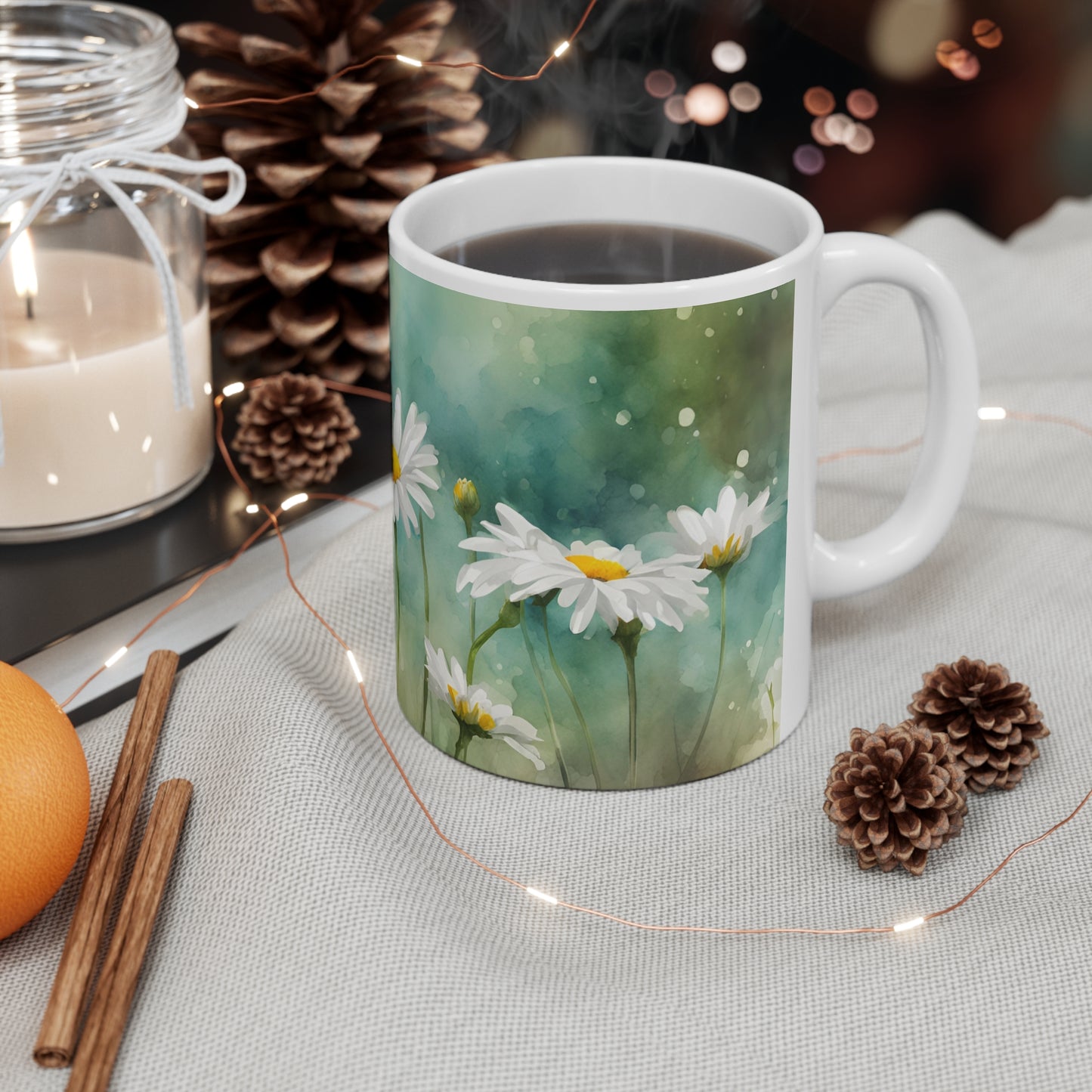 Daisies 03 Mug - Nature's Beauty Collection