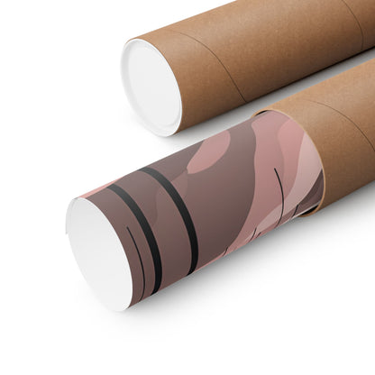 Lonely Forest Pink 3 Matte Square Posters