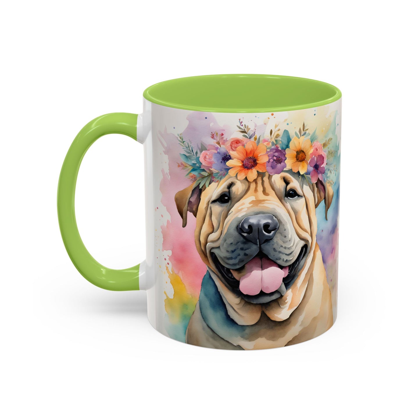Shar Pei 02 Accent Coffee Mug - Dog Lover Gift