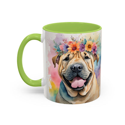Shar Pei 02 Accent Coffee Mug - Dog Lover Gift
