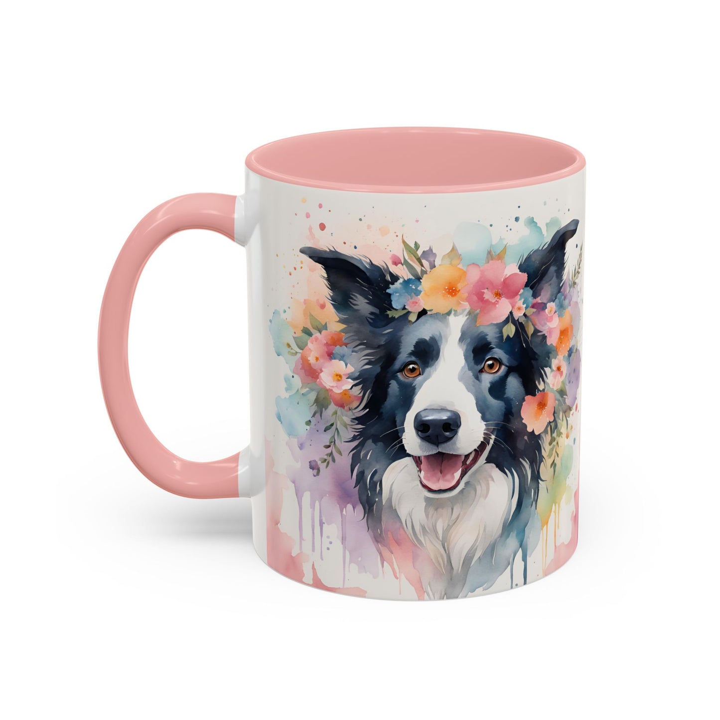Border Collie 01 Accent Coffee Mug - Dog Lover Gift