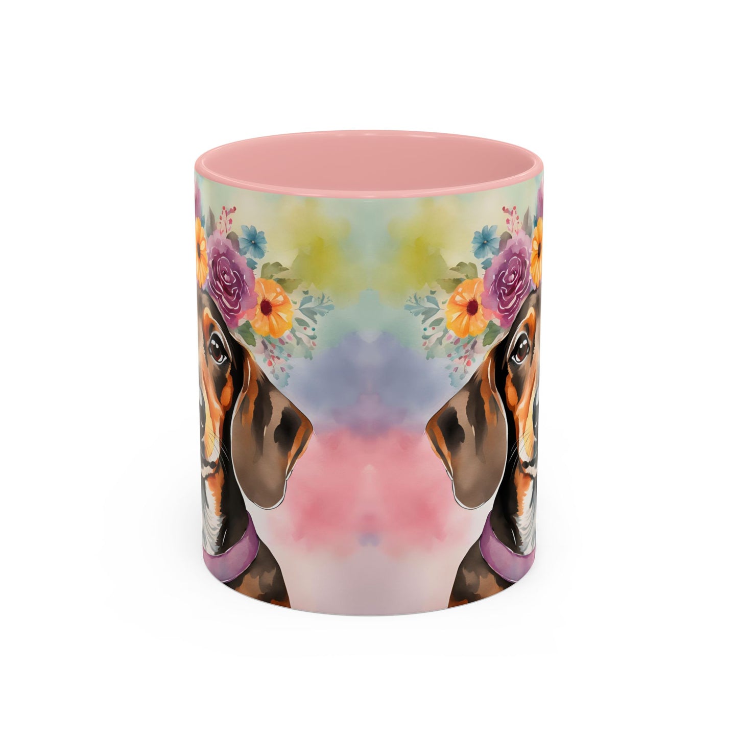 Dachshund 03 Accent Coffee Mug - Dog Lover Gift