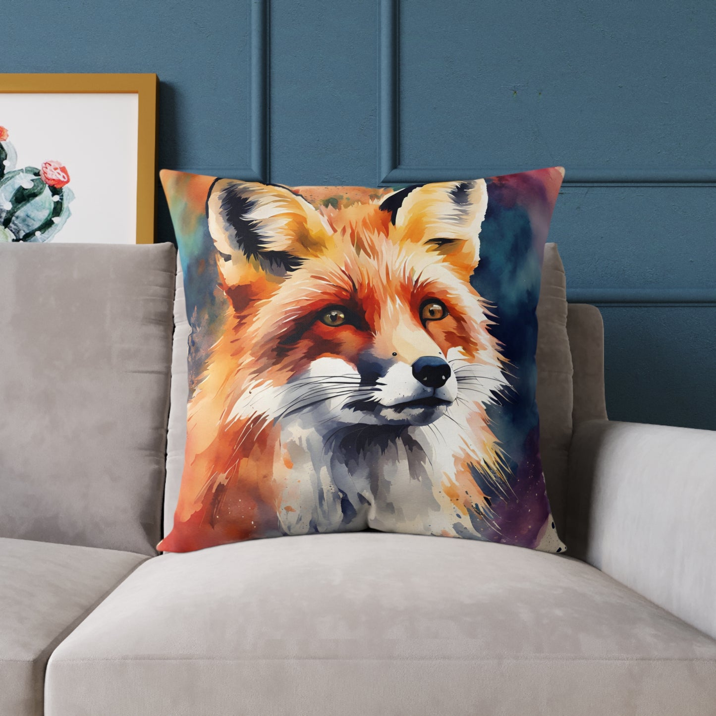 Fox 03 Poly Pillow - Natures Beauty Design