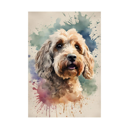 Dogs Cockapoo 02 Matte Vertical Poster