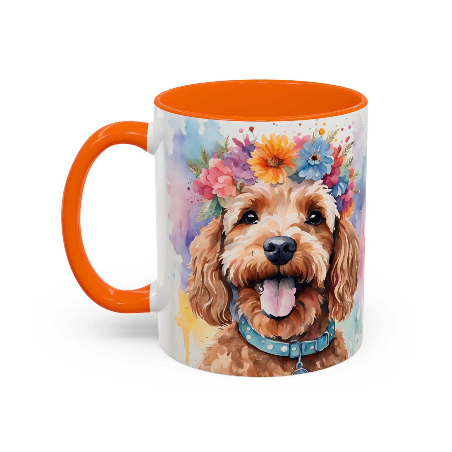 Cockapoo 02 Accent Coffee Mug - Dog Lover Gift